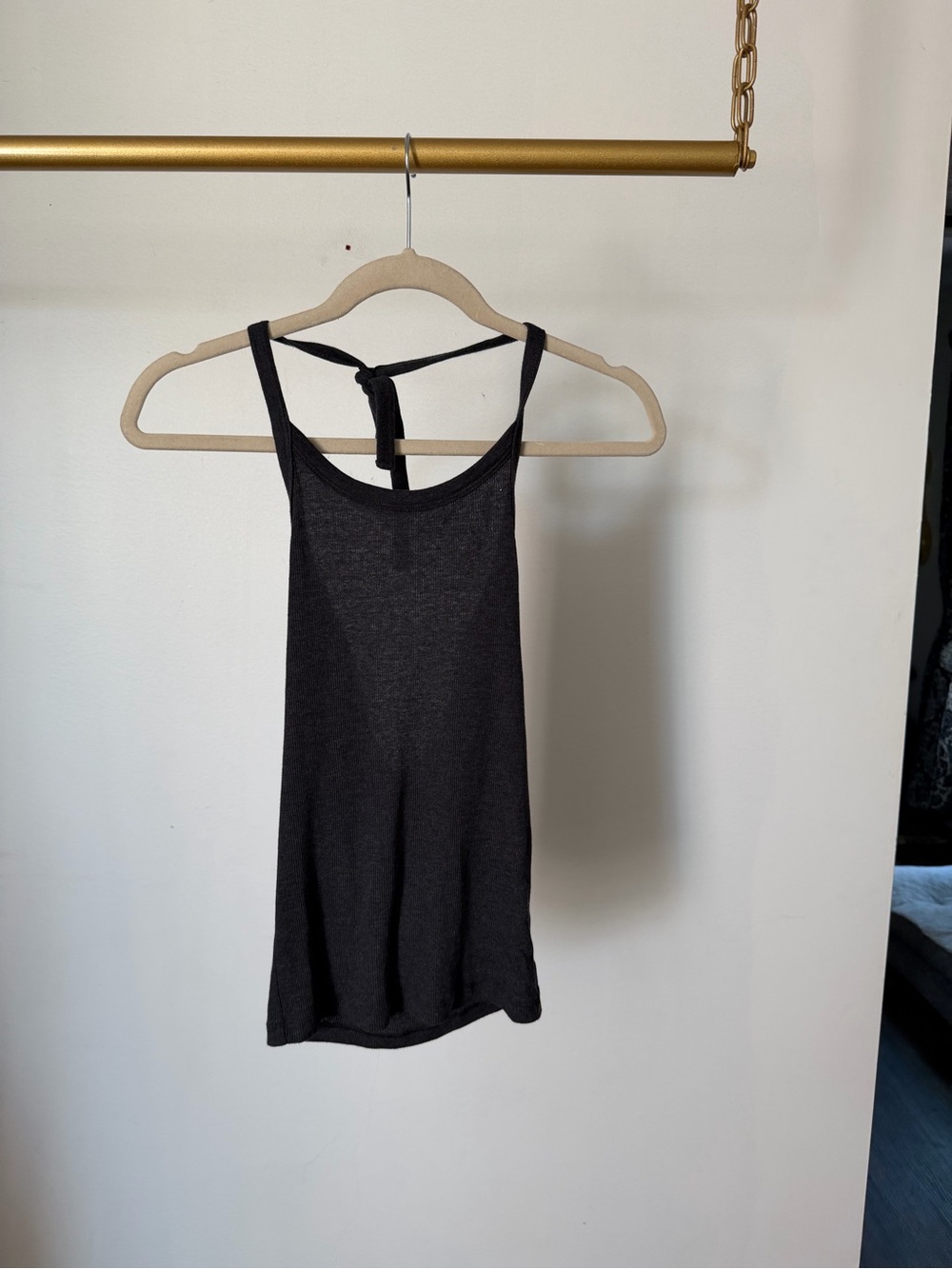 Gray Tie-Back Tank Top - Women